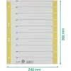 LEITZ A4 atdalītājloksnes dzeltenas 160 g/m² 25 gab. 16523015