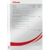LEITZ Esselte Standard dokumentu uzmava A4, polipropilēns, caurspīdīga, 0,06 mm, atvērta no augšas, droša dokumentiem, daudzperforēta, pastiprināta mala, 100 gab. (925008)