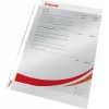 LEITZ Esselte Standard dokumentu uzmava A4, polipropilēns, caurspīdīga, 0,06 mm, atvērta no augšas, droša dokumentiem, daudzperforēta, pastiprināta mala, 100 gab. (925008)