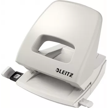 LEITZ Nexxt 5005 metāla perforators, 25 lapu ietilpība, pelēks 5005-00-85