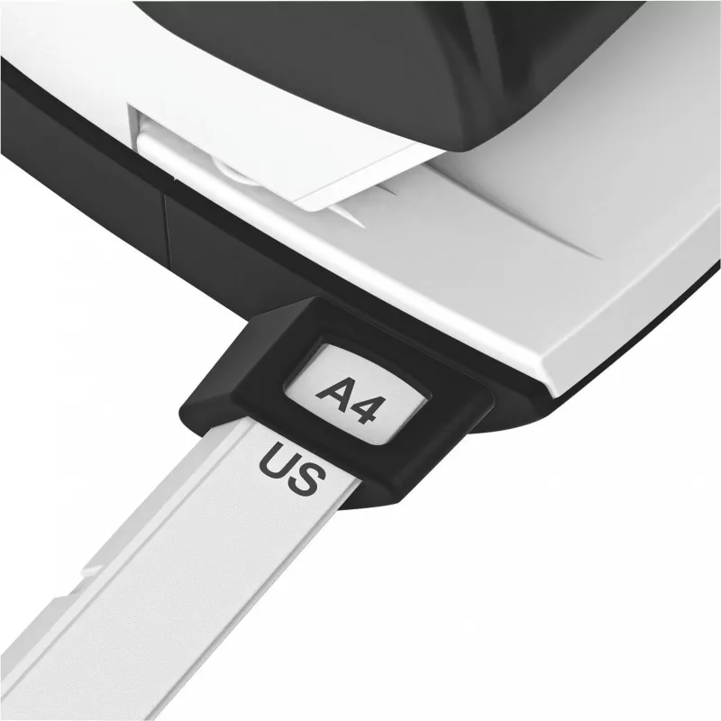 Leitz NeXXt galda perforators, 30 lapas, 2 caurumi, 5,5 mm, A4-A6, Folio, US-Quart, metāls un plastmasa, melns 5005-00-95