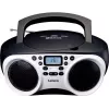 Lenco SCD-501 WH portatīvais CD atskaņotājs ar Bluetooth, FM radio, USB MP3 atskaņošanu, balts/melns
