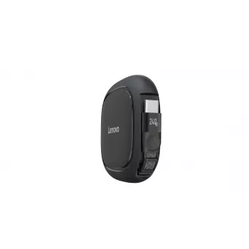 Lenovo 240W USB-C ievelkamais kabelis (melns, 0.8m, USB 2.0)