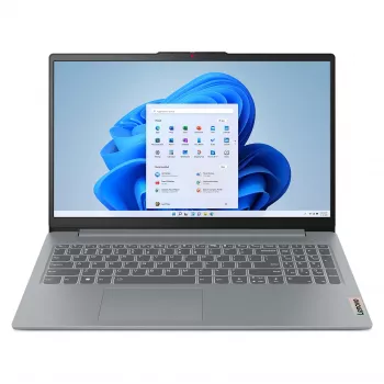 Lenovo IdeaPad Slim 3 15ABR8 klēpjdators, 15.6 inch FHD, AMD Ryzen 5 5625U, 8GB DDR4, 256GB SSD, Windows 11 Home, vācu tastatūra, Arctic Grey