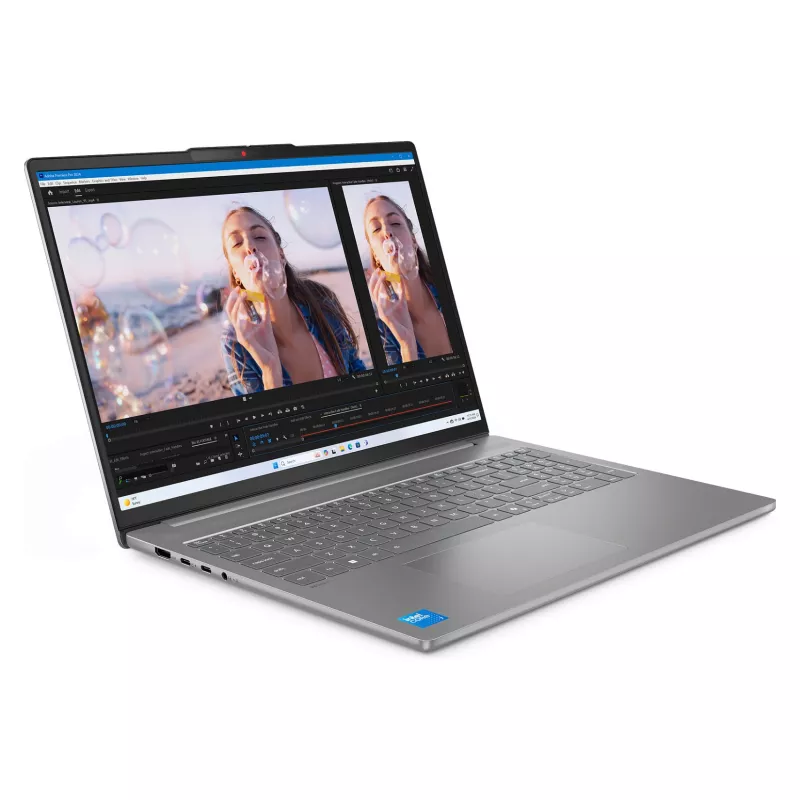Lenovo IdeaPad Slim 5 16IMH10 83V70078GE klēpjdators, 16 collu WUXGA IPS, Intel Core Ultra 5 135H, 16GB DDR5, 512GB SSD, Windows 11 Home, vācu tastatūra