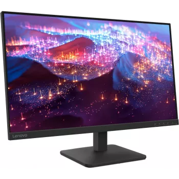 Lenovo L27-4E 27 inch Full HD IPS monitors ar AMD FreeSync, 75Hz, NearEdgeless, TÜV Eye Comfort, HDMI un DisplayPort
