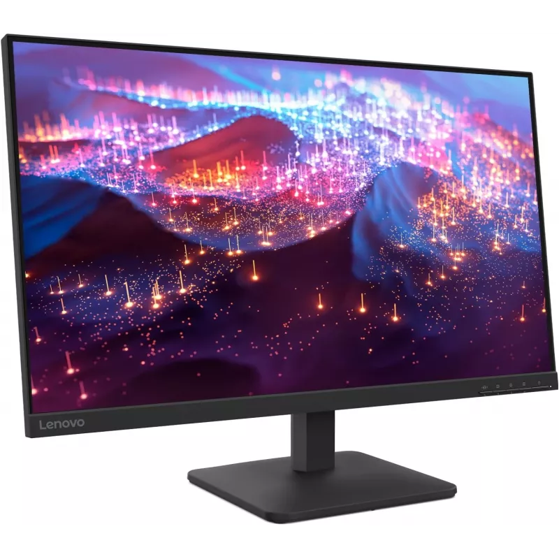 Lenovo L27-4E 27 inch Full HD IPS monitors ar AMD FreeSync, 75Hz, NearEdgeless, TÜV Eye Comfort, HDMI un DisplayPort (atjaunota prece)