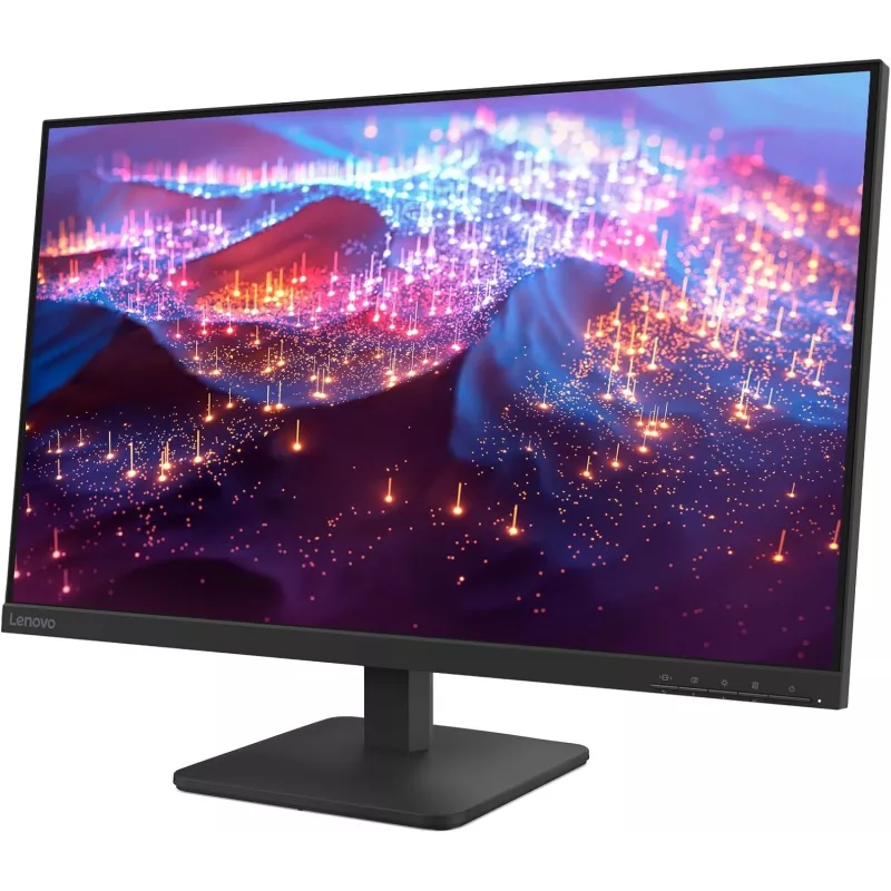 Lenovo L27-4E 27 inch Full HD IPS monitors ar AMD FreeSync, 75Hz, NearEdgeless, TÜV Eye Comfort, HDMI un DisplayPort (atjaunota prece)