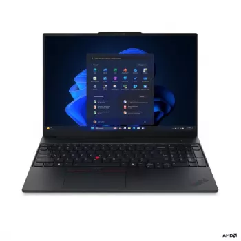 Lenovo ThinkPad E16 G4 AMD 16 collu WUXGA IPS klēpjdators - AMD Ryzen AI 5 330, 16 GB DDR5, 512 GB SSD, AMD Radeon 820M, Windows 11 Pro, melns, Nordic tastatūra
