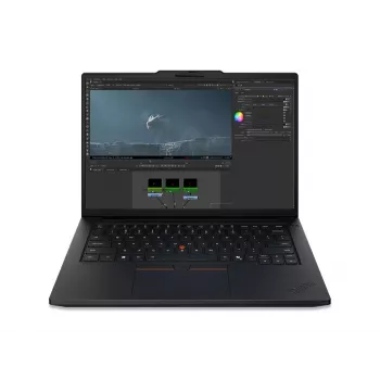 Lenovo ThinkPad P14s Gen 7 14,5 inch WUXGA klēpjdators, Intel Core Ultra 7 366H, 32GB RAM, 1TB SSD, NVIDIA RTX PRO 1000 Blackwell Generation 8GB, Windows 11 Pro, Nordic apgaismota tastatūra, Melns, Pirkstu nospiedumu lasītājs