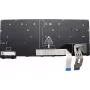 Lenovo ThinkPad T14 Gen 2 / T15 Gen 2 / P14s Gen 2 / P15s Gen 2 / L14 Gen 2 / L15 Gen 2 / E14 Gen 2 / E15 Gen 2 / X13 Gen 2 / X13 Yoga Gen 2 klaviatūra, ķīniešu izkārtojums, ar apgaismojumu, sudraba rāmis, melni taustiņi, TrackPoint, FRU 5N21M38485