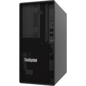 Lenovo ThinkSystem ST45 V3 torņa serveris, AMD EPYC 4344P, 32GB DDR5 RAM, 2x 960GB SSD, RAID 940-8i, 750W Platinum barošanas bloks