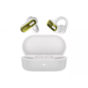 Lenovo X500 Open-Ear Clip-On Bluetooth Earbuds ar Mikrofonu - Balts
