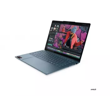 Lenovo Yoga Slim 7 14AKP10 AMD 14 collu OLED WUXGA klēpjdators, Tidal Teal, AMD Ryzen AI 7 350, 16GB LPDDR5X, 512GB SSD, Windows 11 Home