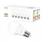 LEPRO 100090-DW-EU-6 LED spuldze, E27, A60, 8,5W (60W ekvivalents), 806 lm, 6500K auksti baltā, 180° starojuma leņķis, 6 iepakojums