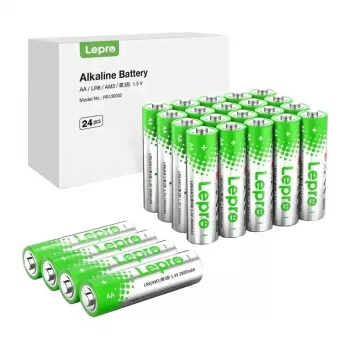 Lepro 130002-24 AA R6 sārma baterijas, 24 gab.