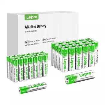 LEPRO 130003-48 AA/AAA sārma baterijas, 48 gab.