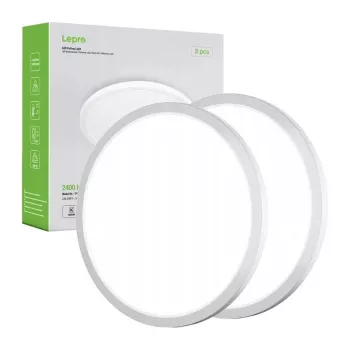 LEPRO 1500038-DW-EU-2 griestu lampa, 18W, 1800 lm, 2 gab.