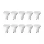 LEPRO 200081-DW-EU-10 GU10 LED spuldze, 4,5W, 345 lm, 6500K dienasgaismas balta, 100° staru leņķis, 10 gab.