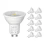 LEPRO 200084-DW-EU-10 GU10 regulējama LED spuldze, 4,5W, 345 lm, 6500K, 38°, 10 gab.