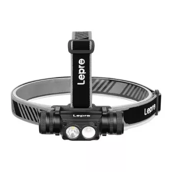 LEPRO 320018 LED galvas lampa ar kustības sensoru, 1000 lūmeni, USB-C uzlāde, IPX4