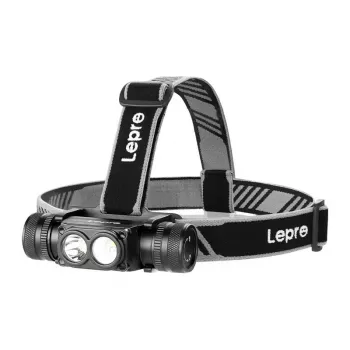 LEPRO 320018 LED galvas lampa ar kustības sensoru, 1000 lūmeni, USB-C uzlāde, IPX4