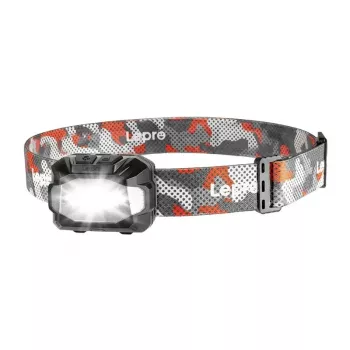 LEPRO 320023 300 lm uzlādējama galvas lampa ar sarkano gaismu režīmiem