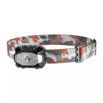 LEPRO 320023 300 lm uzlādējama galvas lampa ar sarkano gaismu režīmiem