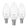 LEPRO 600059-WW-EU-3 LED spuldze E14 C37 4,2W (40W ekvivalents) 470lm 2700K silta balta 250° starojuma leņķis 3 gab.