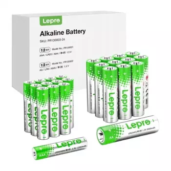 LEPRO 130003-24 AA/AAA sārma baterijas, 24 gab.