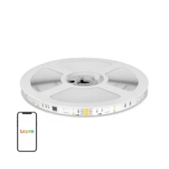 Lepro S2 10m viedā RGBIC LED lente ar Wi-Fi un Bluetooth, saderīga ar Alexa un Google Assistant