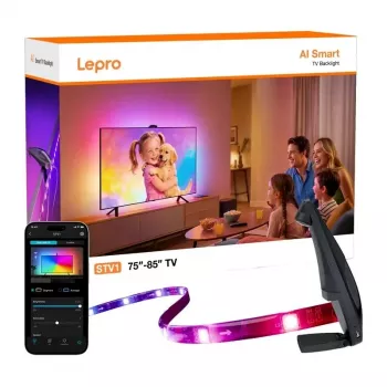 Lepro STV1 Wi-Fi LED Strip 5m – RGB viedā lente, saderīga ar Alexa un Google Assistant