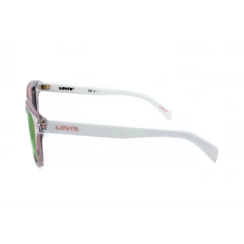 LEVI'S LV-1002-S-900 Unisex Rectangular Sunglasses Black/Grey 53mm
