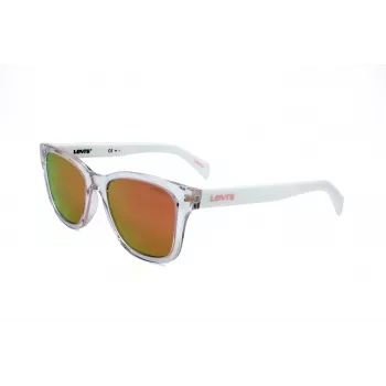 LEVI'S LV-1002-S-900 Unisex Rectangular Sunglasses Black/Grey 53mm