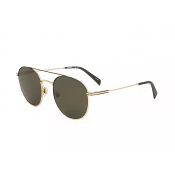 LEVI'S LV-1013-S-J5G Unisex Rectangular Sunglasses - Black Frame Grey Lens 54mm