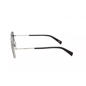 LEVI'S LV-1019-S-IR Unisex Saulesbrilles - Melns Rāmis, Pelēkas Lēcas, 57mm