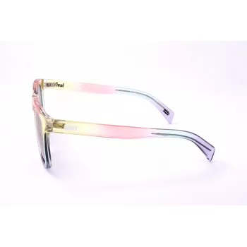 LEVI'S LV-1023-S-F74 Unisex Sauļošanās Brilles Havana Acetāta Rāmis Pelēkas Polikarbonāta Lēcas 53mm