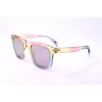 LEVI'S LV-1023-S-F74 Unisex Sauļošanās Brilles Havana Acetāta Rāmis Pelēkas Polikarbonāta Lēcas 53mm