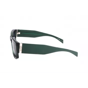 LEVI'S LV-1033-S-1ED Unisex Rectangular Sunglasses - Black Frame Grey Lens 53mm
