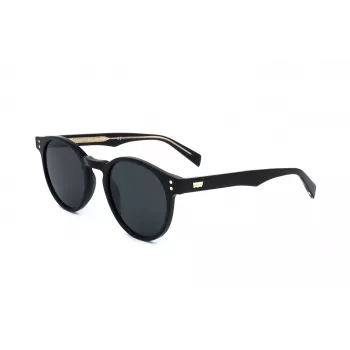 LEVI'S LV-5005-S-807 Vīriešu saulesbrilles, melns rāmis, pelēkas lēcas 50mm
