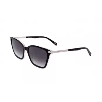 LEVI'S LV-5017-S-80S Sieviešu saulesbrilles, kvadrātveida, pelēkas lēcas, 55 mm