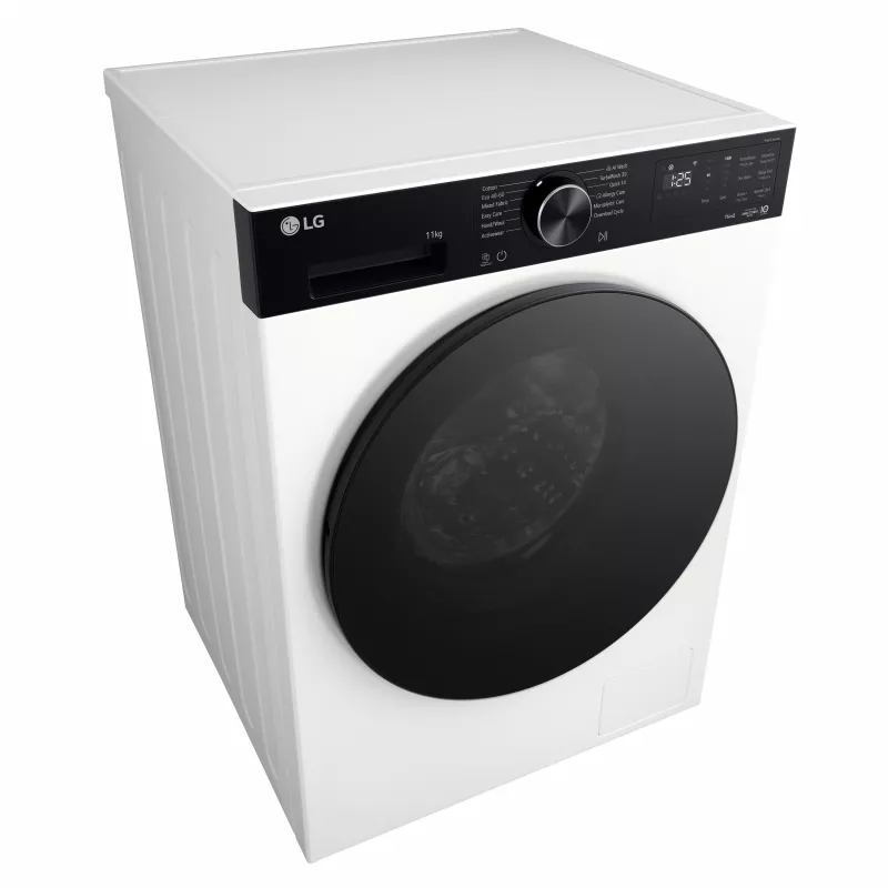 LG F4X5011THB 11 kg 1400 rpm Front Load Washing Machine with AI DD Inverter Direct Drive, Steam, ThinQ Wi-Fi, White