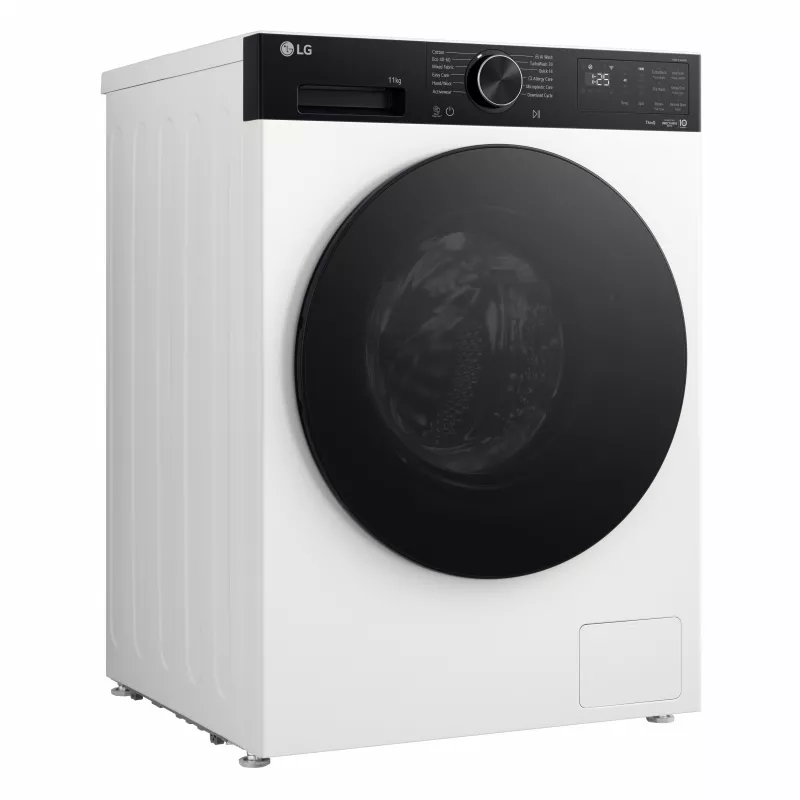 LG F4X5011THB 11 kg 1400 rpm Front Load Washing Machine with AI DD Inverter Direct Drive, Steam, ThinQ Wi-Fi, White