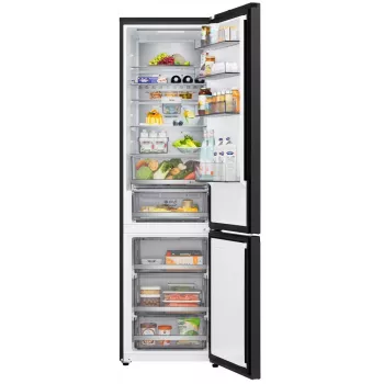 LG GBBS726BEV Brīvi stāvošs ledusskapis ar saldētavu, Total No Frost, 384 L, matts melns, energoklase C, Inverter Linear kompresors, Wi-Fi