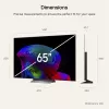 LG OLED65C6ELB 65 collu izliekts OLED televizors (163.9 cm, melns, Ultra HD/4K, trīskāršais uztvērējs, 120 Hz panelis, webOS 3.0, Harman Kardon)