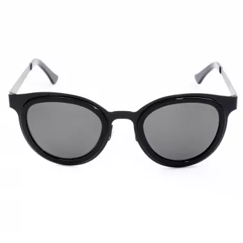 LGR FELI-BLACK01 Unisex saulesbrilles - melns rāmis, tumši pelēkas lēcas, 47/24/145 mm