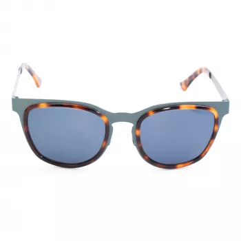 LGR GLOR-BLUE39 Unisex Saulesbrilles 49/22/145 mm Zilas Lēcas Melns Rāmis