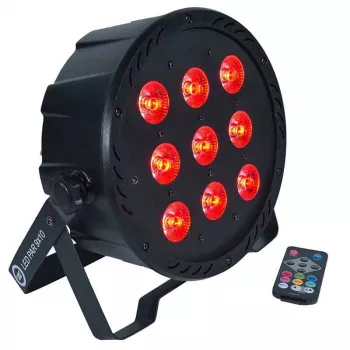 LIGHT4ME LED PAR 9x10W MKII RGBW IR tālvadības pults