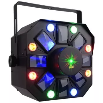 LIGHT4ME OCTALED Disco apgaismojuma efekts RGBWA Flower