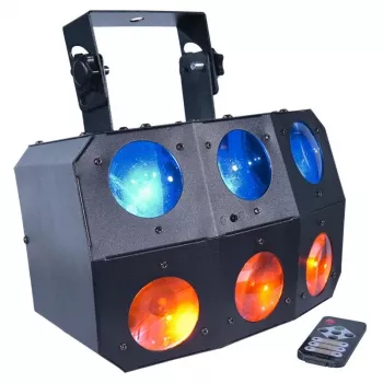LIGHT4ME SIX EYE BEAM spēcīgs LED staru efekts ar tālvadības pulti